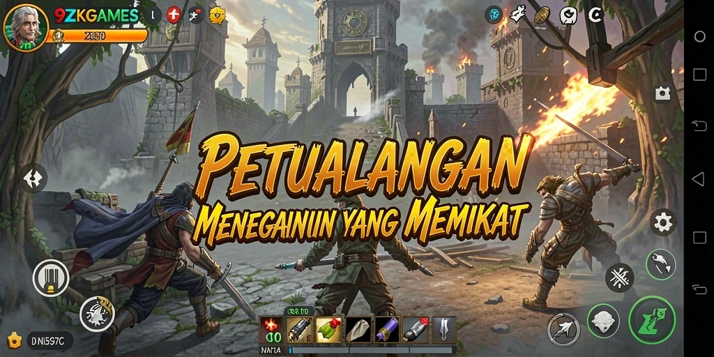 Gameplay seru di 9ZKGAMES dengan pemandangan yang menakjubkan.