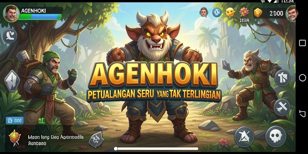 TampilanGameplay menegangkan dalam AGENHOKI yang menantang.