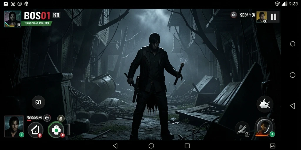 Gameplay mencekam dalam dunia kegelapan dan teror.