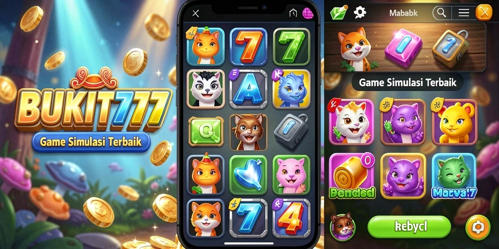 Tangkapan layar utama BUKIT777 menampilkan gameplay interaktif yang memukau.
