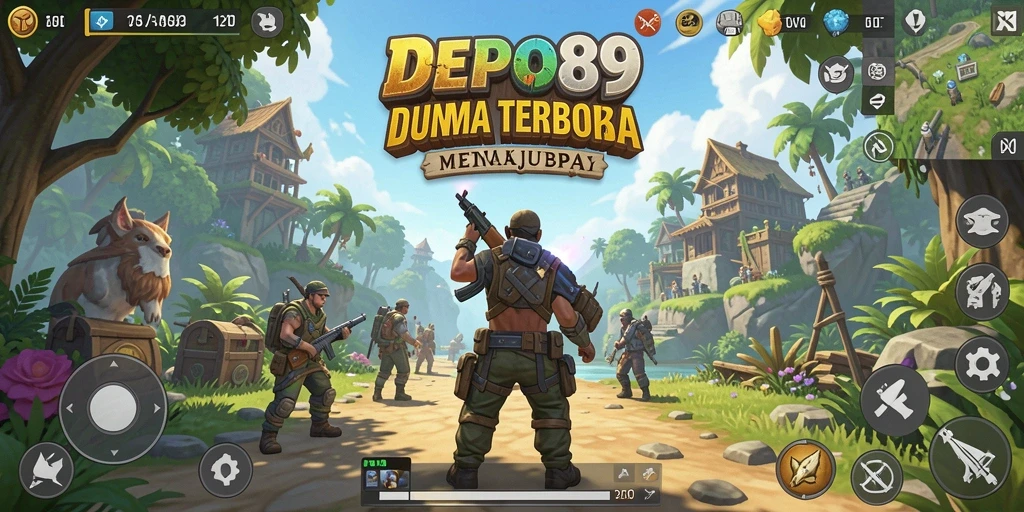 Tampilan gameplay menakjubkan di dunia terbuka DEPO89.