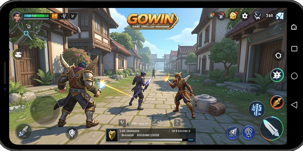 Tampilan gameplay GOWIN yang menarik dan interaktif.