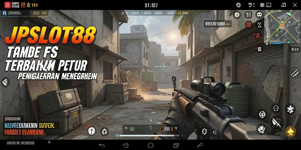 Screenshot gameplay menarik dari JPSLOT88 yang menampilkan aksi FPS.