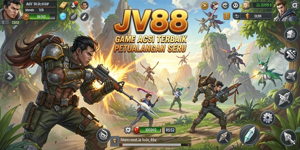 Tangkapan layar dari gameplay <strong>JV88</strong> yang penuh aksi dan petualangan seru.