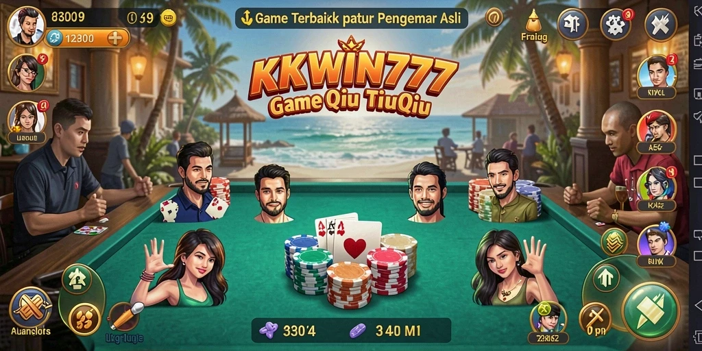 Screenshot gameplay QiuQiu yang mendebarkan dalam KKWIN777.