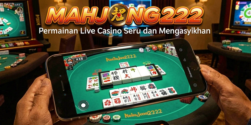Tampilan gameplay Live Casino yang seru di MAHJONG222.