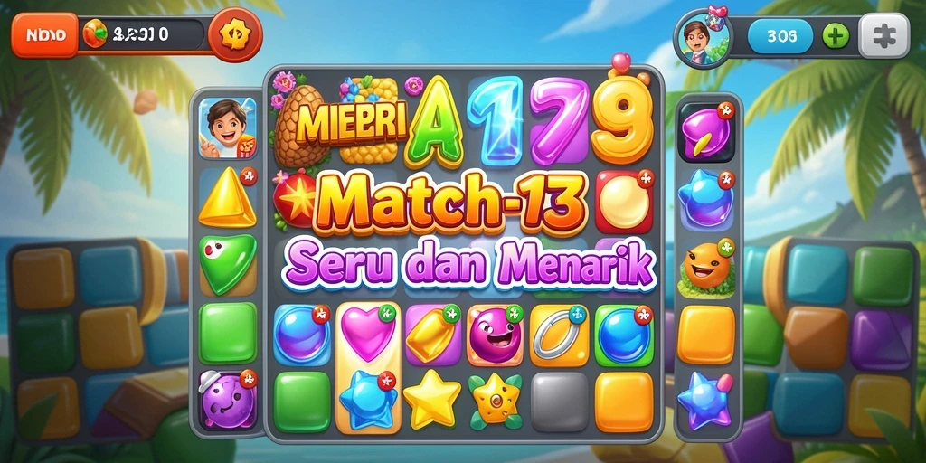 Gameplay seru mencocokkan permata di MERPATI178.