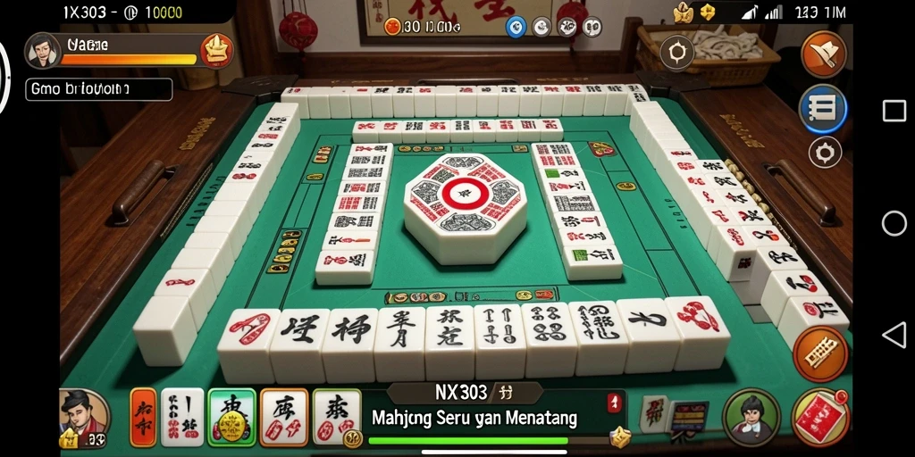 Gameplay NX303 yang menarik dengan desain Mahjong yang cantik.