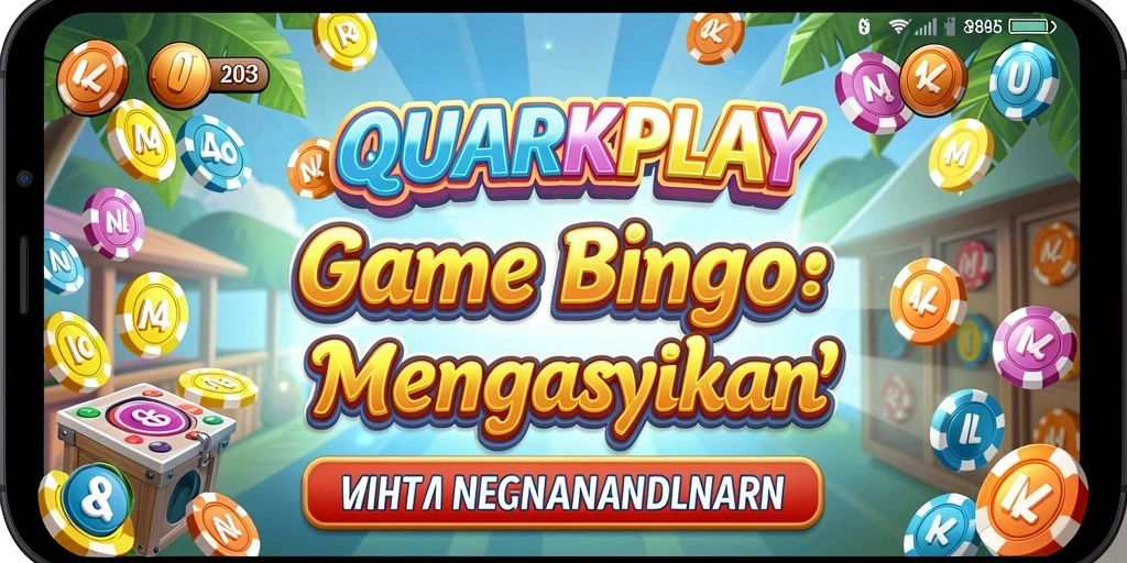Screenshot gameplay Bingo QUARKPLAY yang seru dan interaktif.