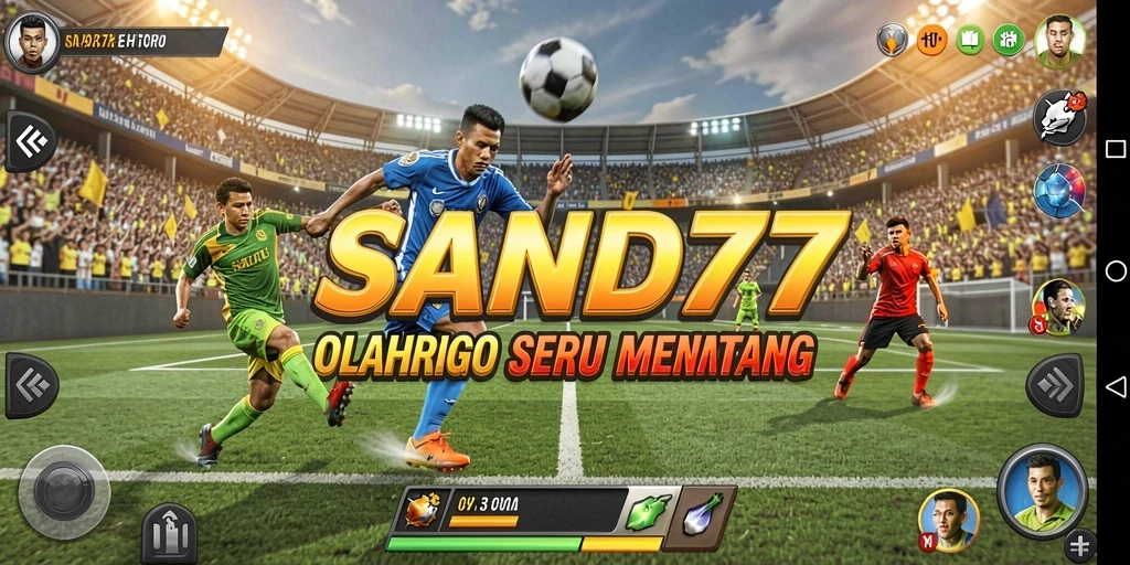 Tampilan gameplay SAND77 yang menarik dengan aksi seru.