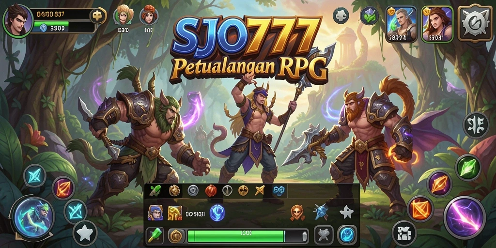 Tangkapan layar gameplay SJO777 menampilkan aksi epik di dunia RPG.