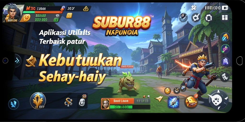 Tampilan utama SUBUR88 dengan fitur utilitas yang beragam.