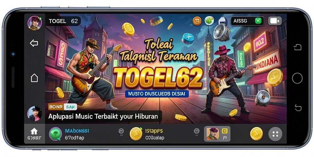 Tampilan gameplay TOGEL62 dengan beragam pilihan lagu.